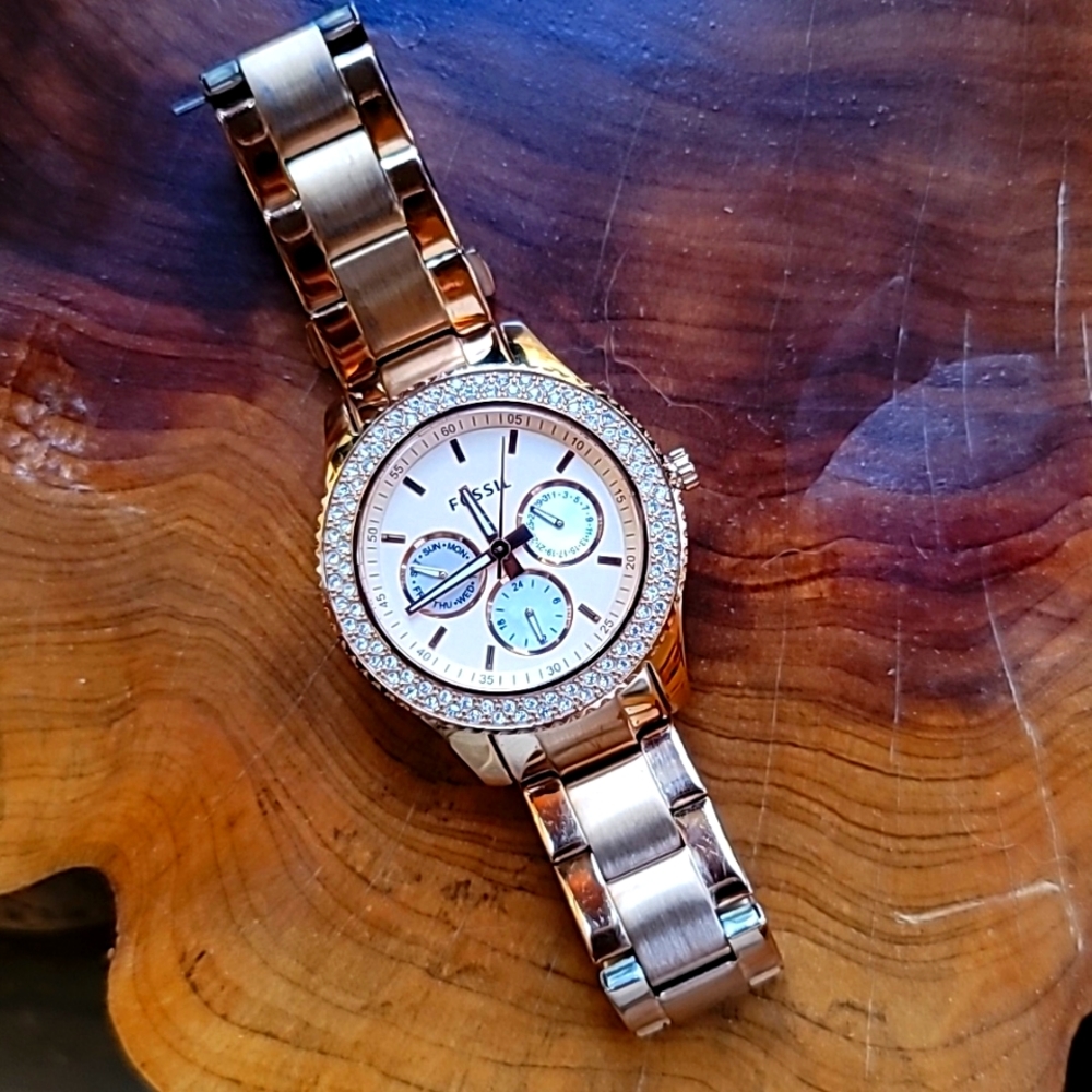 Fossil Women's Stella Rose Gold Watch